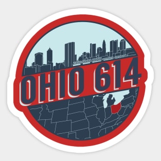 ohio With authentic vibe Sticker